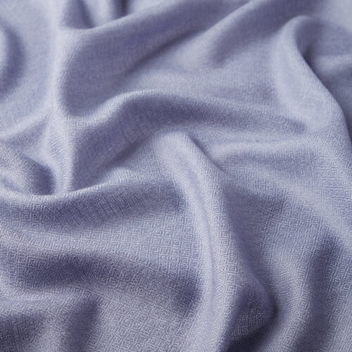 شال صوف وحرير فاخر لون رمادي