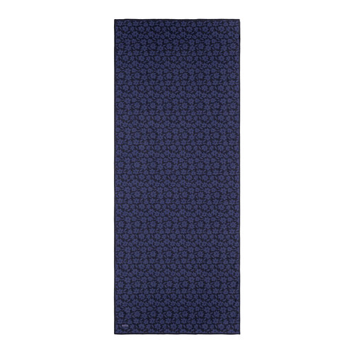 Navy Orange Flower Cotton Scarf