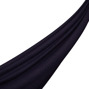 ipekevi - شال كتف كشمير حرير صوف لون كحلي