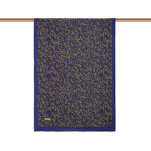 ipekevi - Lacivert Leopar Desenli Tensel Şal (1)