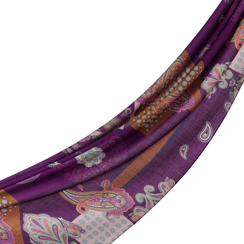 Lavender Palace Way Print Tencel Scarf