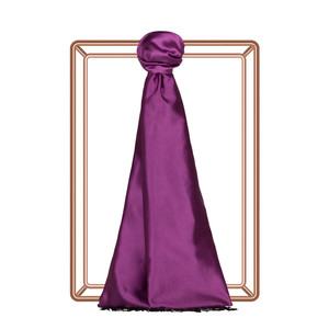 Lavender Reversible Silk Scarf - Thumbnail