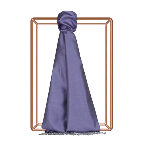 Lavender Reversible Silk Scarf 