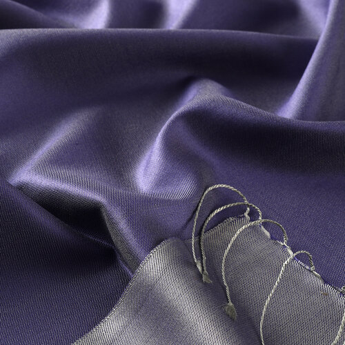 Lavender Reversible Silk Scarf 