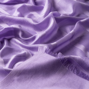 Lavender Satin Silk Scarf - Thumbnail