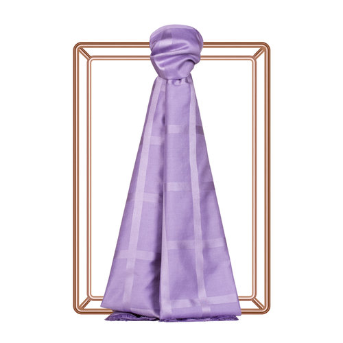 Lavender Satin Silk Scarf