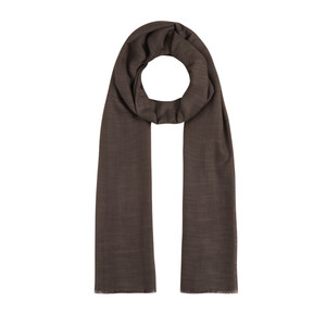 ipekevi - Lead Plain Cotton Silk Scarf (1)