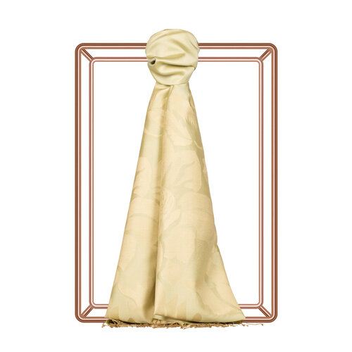 Lemon Flower Royal Garden Jacquard Silk Scarf