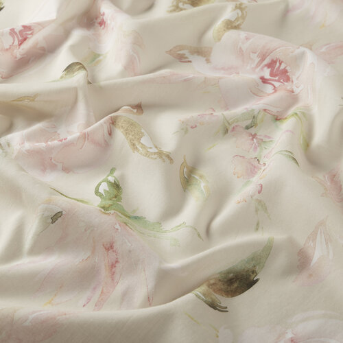  Light Beige Indian Rose Cotton Scarf