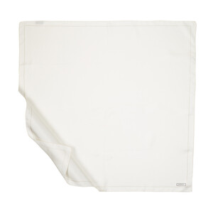 Light Cream Frame Silk Twill Scarf - Thumbnail