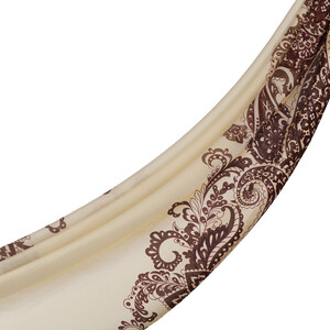 ipekevi - Light Cream Lavina Print Tencel Scarf