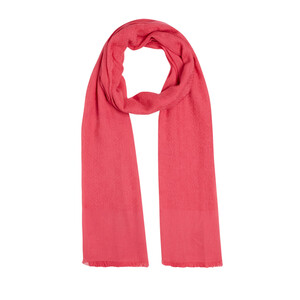 ipekevi - Light Fuchsia Maze Print Cotton Scarf (1)