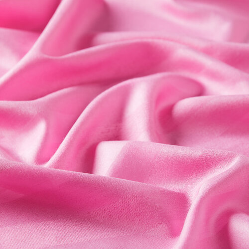 Light Fuchsia Mono Striped Silk Shawl
