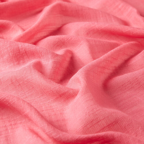 Light Fuchsia Plain Cotton Silk Scarf