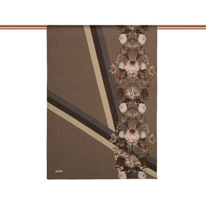 ipekevi - Light Mink Botanical Print Tencel Scarf (1)