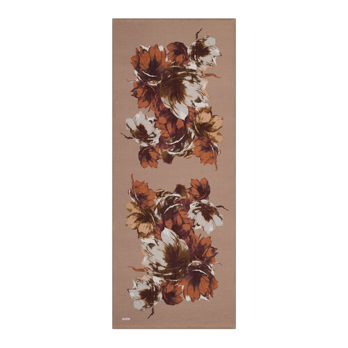 Light Mink Florescence Print Tencel Scarf