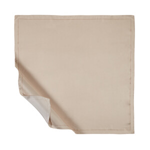 Light Mink Frame Silk Twill Scarf - Thumbnail