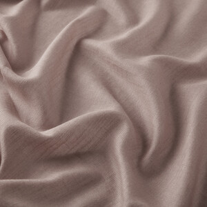 Light Mink Plain Cotton Silk Scarf - Thumbnail