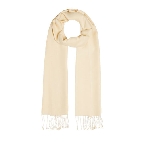 Light Mustard Plain Cotton Silk Scarf
