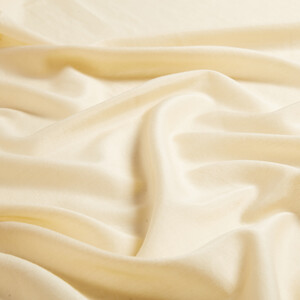 Light Mustard Plain Cotton Silk Scarf - Thumbnail