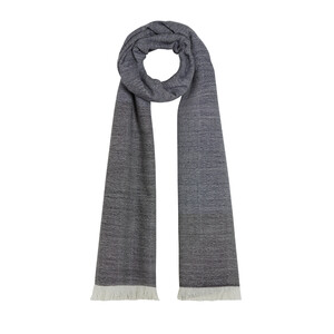 Light Petrol Wool Scarf - Thumbnail