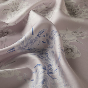 ipekevi - Lila Memories Twill Silk Scarf (1)