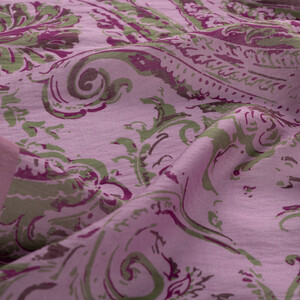 Lilac Breeze Print Tencel Scarf - Thumbnail