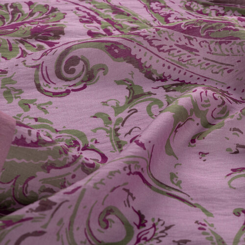 Lilac Breeze Print Tencel Scarf