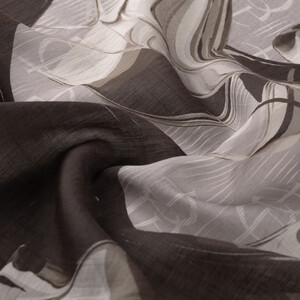 Lilac Grey Marble Flow Tencel Scarf - Thumbnail