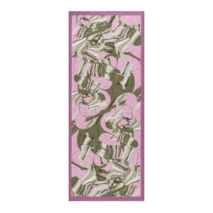 Lilac Marble Flow Tencel Scarf - Thumbnail