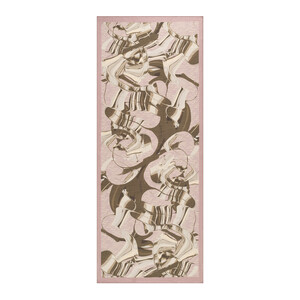 Lilac Mink Marble Flow Tencel Scarf - Thumbnail