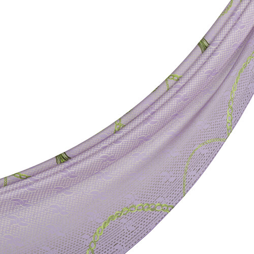 Lilac Mono Ring Print Tencel Scarf