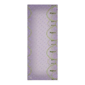 Lilac Mono Ring Print Tencel Scarf - Thumbnail