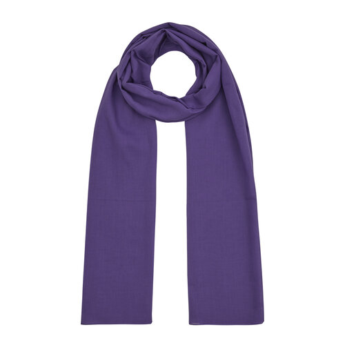 Lilac Plain Cotton Scarf