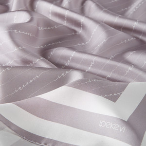 Lilac Signature Silk Twill Scarf - Thumbnail