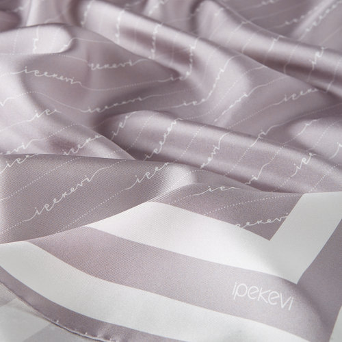 Lilac Signature Silk Twill Scarf