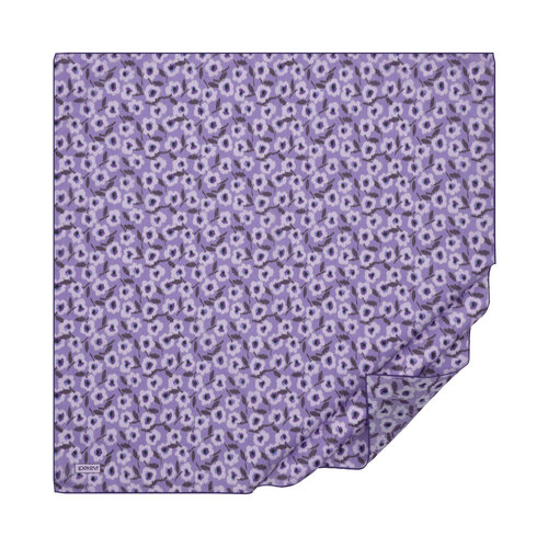 Lilac Spring Flowers Cotton Scarf