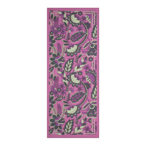 Lily Pink Royal Ivy Pattern Tencel Scarf - Thumbnail