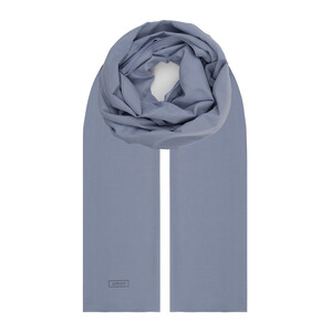 ipekevi - Magnetic Blue Plain Cotton Scarf (1)