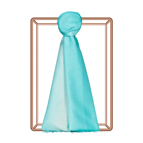 Menthol Gradient Silk Scarf