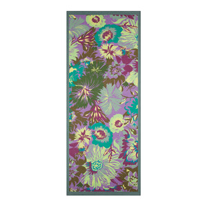 Menthol Nihavent Print Tencel Scarf - Thumbnail