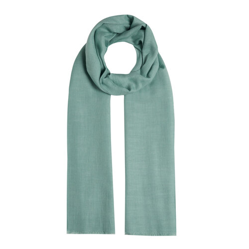 Menthol Plain Cotton Silk Scarf