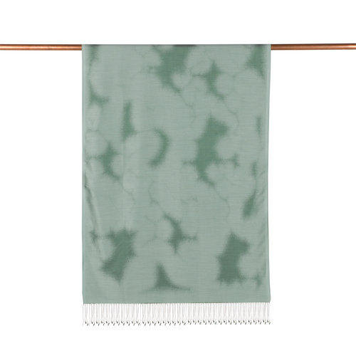 Menthol Spray Paint Print Silk Scarf