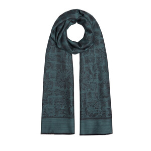 ipekevi - Menthol Wicker Basket Print Scarf (1)