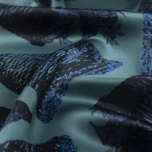 Mentol Tikina Saten İpek Mendil