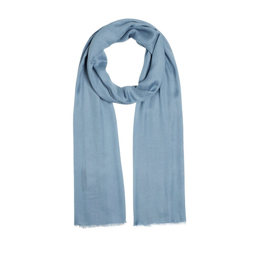 Metallic Blue Plain Modal Scarf
