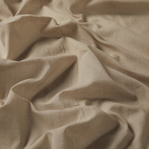 Milky Coffee Plain Cotton Scarf - Thumbnail