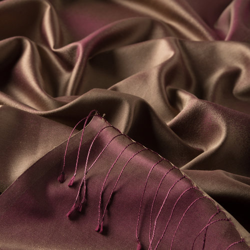 Milky Coffee Spray Paint Print Silk Scarf