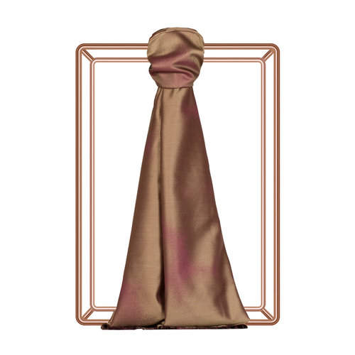Milky Coffee Spray Paint Print Silk Scarf