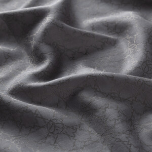 Mini Seljuk Monogram Gümüş Desenli Şal - Thumbnail